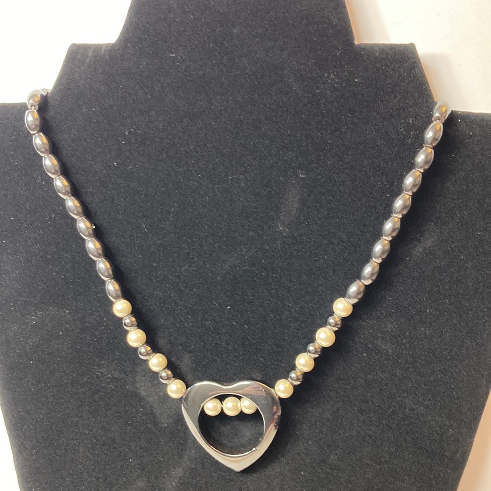 18" Magnetic  Heart Necklace